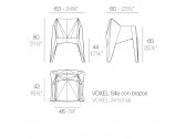 Кресло пластиковое Vondom Voxel Basic полипропилен, стекловолокно слоновая кость Фото 2