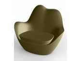 Лаунж-кресло пластиковое с подушкой Vondom Sabinas Basic полиэтилен, ткань Фото 22