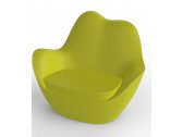 Лаунж-кресло пластиковое с подушкой Vondom Sabinas Basic полиэтилен, ткань Фото 25
