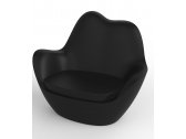 Лаунж-кресло пластиковое с подушкой Vondom Sabinas Basic полиэтилен, ткань Фото 34