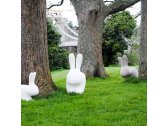 Стул пластиковый Qeeboo Rabbit полиэтилен белый Фото 17