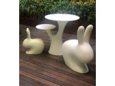 Стул пластиковый Qeeboo Rabbit полиэтилен белый Фото 40