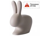 Стул пластиковый Qeeboo Rabbit полиэтилен тортора Фото 1