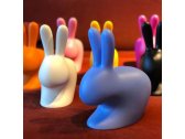 Стул пластиковый Qeeboo Rabbit полиэтилен голубой Фото 10