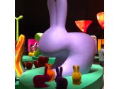 Стул пластиковый Qeeboo Rabbit полиэтилен фиолетовый Фото 14