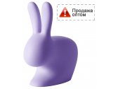 Стул пластиковый Qeeboo Rabbit полиэтилен фиолетовый Фото 1
