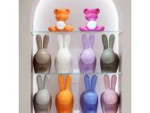Стул пластиковый Qeeboo Rabbit полиэтилен фиолетовый Фото 33