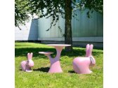 Стул пластиковый Qeeboo Rabbit полиэтилен розовый Фото 10