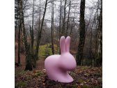 Стул пластиковый Qeeboo Rabbit полиэтилен розовый Фото 14