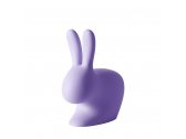 Стул пластиковый детский Qeeboo Rabbit Baby полиэтилен фиолетовый Фото 4
