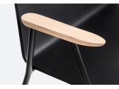 Кресло деревянное PEDRALI Osaka ясень, сталь, фанера черный ясень, черный Фото 9