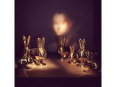 Стул пластиковый Qeeboo Rabbit Metal Finish полиэтилен золотистый Фото 24