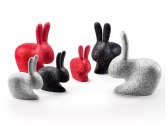 Стул пластиковый Qeeboo Rabbit Dots полиэтилен красный, белый Фото 10