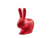 Стул пластиковый детский Qeeboo Rabbit Baby Dots полиэтилен красный, белый Фото 6