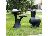 Стол пластиковый Qeeboo Rabbit Tree полиэтилен черный Фото 10