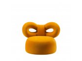 Кресло лаунж с обивкой Qeeboo Ribbon сталь, полиуретан, ткань оранжевый Фото 4