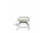 Пуф с подушкой Qeeboo Turtle Carry полиэтилен, ткань белый Фото 5