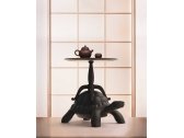 Столик деревянный кофейный Qeeboo Turtle Carry полиэтилен, дерево черный Фото 10