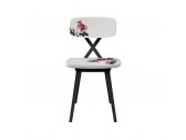 Комплект стульев с обивкой Qeeboo X Set 2 полипропилен, ткань черный, белый Фото 3