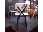 Комплект стульев с обивкой Qeeboo X Set 2 полипропилен, ткань черный, белый Фото 14