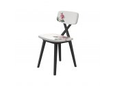 Комплект стульев с обивкой Qeeboo X Set 2 полипропилен, ткань черный, белый Фото 4