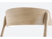 Кресло деревянное с мягким сиденьем PEDRALI Nemea алюминий, ясень, фанера, ткань беленый ясень, серый Фото 10