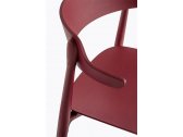 Кресло деревянное PEDRALI Nemea алюминий, ясень, фанера красный Фото 8