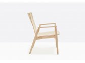 Лаунж-кресло деревянное PEDRALI Malmo ясень, фанера беленый ясень Фото 5