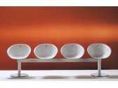 Система с четырьмя сидениями PEDRALI Gliss чугун, сталь, технополимер Фото 5