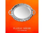 Зеркало настенное Qeeboo Plateau Miroir полиэтилен, зеркало серебристый Фото 24
