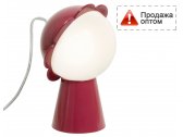 Светильник пластиковый настольный Qeeboo Daisy IN поликарбонат красный, полупрозрачный Фото 1