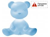 Светильник пластиковый настольный Qeeboo Teddy Boy IN полиэтилен светло-голубой Фото 1
