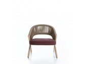 Лаунж-кресло деревянное с обивкой VeryWood Sisters ясень, роуп, ткань Фото 5