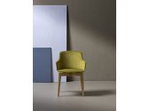 Кресло деревянное с мягкой обивкой VeryWood Egadi ясень, ткань Фото 4