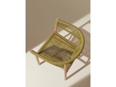 Кресло деревянное плетеное Ethimo Kilt тик, роуп натуральный тик, оливковый Фото 6