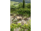 Кресло лаунж деревянное плетеное Ethimo Kilt тик, роуп натуральный тик, оливковый Фото 4