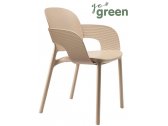 Кресло пластиковое Scab Design Hug Go Green технополимер тортора Фото 1