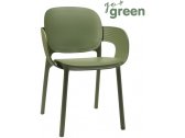 Кресло пластиковое Scab Design Hug Go Green технополимер оливковый Фото 1