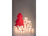 Светильник пластиковый Куб SLIDE Merry Cubo 40 Lighting LED полиэтилен, атлас белый, красный Фото 9