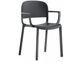 Кресло пластиковое PEDRALI Dome стеклопластик черный Фото 1