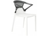 Кресло пластиковое PAPATYA Ego-K стеклопластик, поликарбонат белый, дымчатый Фото 1