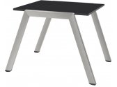 Столик металлический приставной PAPATYA Zen Side Table сталь, компакт-ламинат HPL черный Фото 1