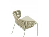 Кресло плетеное Scab Design Lisa Filo Nest сталь, роуп, ткань sunbrella зеленый шалфей, песочный, зеленый Фото 20