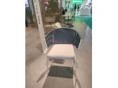Кресло плетеное Scab Design Lisa Filo Nest сталь, роуп, ткань sunbrella лен, полуночный, лед Фото 9