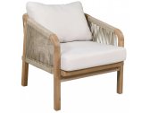 Комплект деревянной мебели Tagliamento Ravona KD акация, роуп, олефин натуральный, бежевый Фото 3