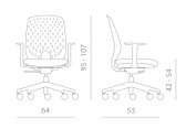 Кресло компьютерное Kastel Key Smart сталь, нейлон, полипропилен, стекловолокно, ткань Фото 2