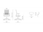 Кресло компьютерное Kastel Karma нейлон, полипропилен, полиуретан, полиэстер, ткань Фото 2
