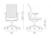 Кресло компьютерное Kastel Konica нейлон, полипропилен, полиуретан, сталь, полиэстер, ткань Фото 2