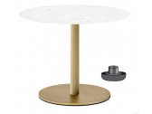 Подстолье металлическое PEDRALI Blume Table сталь, алюминий золотистый Фото 1