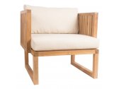 Кресло деревянное с подушками Giardino Di Legno Code тик, акрил Фото 1